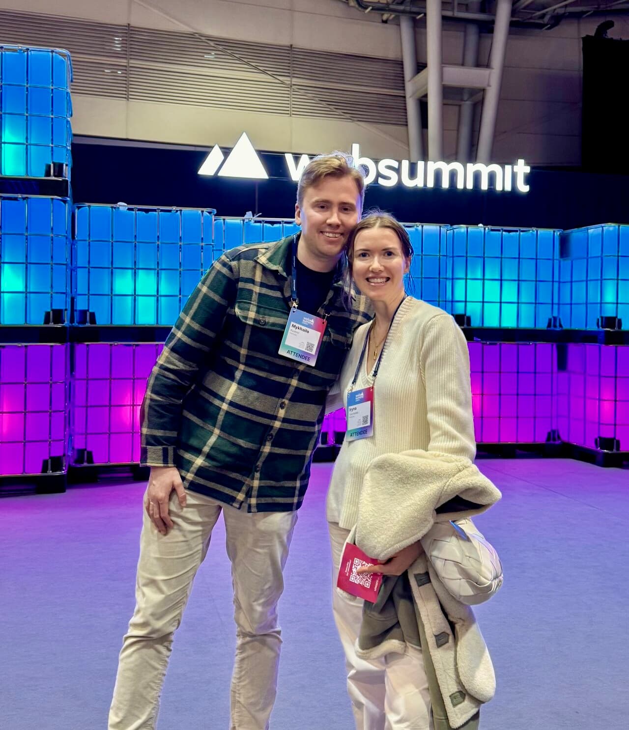 Mike Kushnir and Iryna Yurchenko, co-founders of DestiLabs