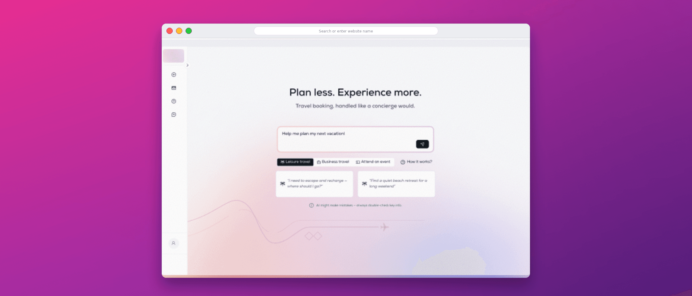 AI Travel Planning Platform — MVP for Pre-Seed Round